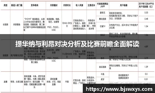 提华纳与利昂对决分析及比赛前瞻全面解读